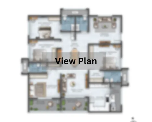 Prestige Thane 3 BHK floor plan